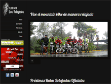 Tablet Screenshot of losrelajadosclubmtb.com
